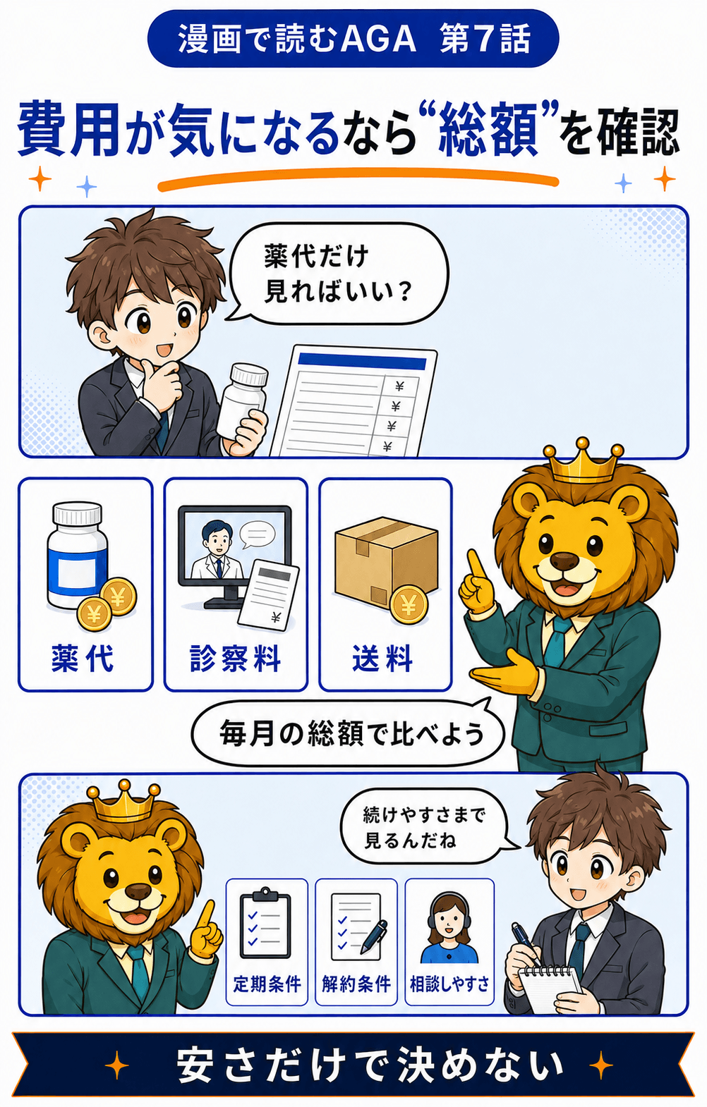 AGA治療をやめる前に現在の状態、使用歴、相談の目安を記録